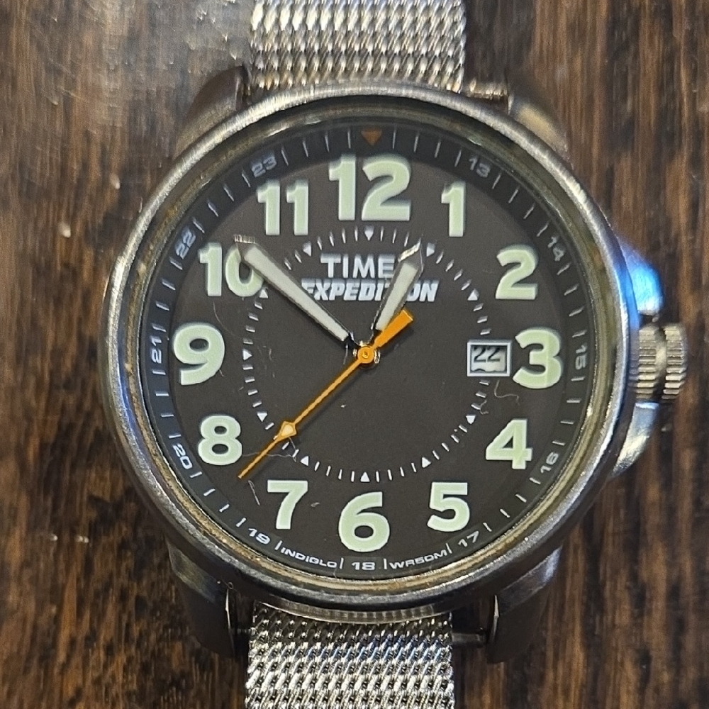 Timex Expedition Silver Watch